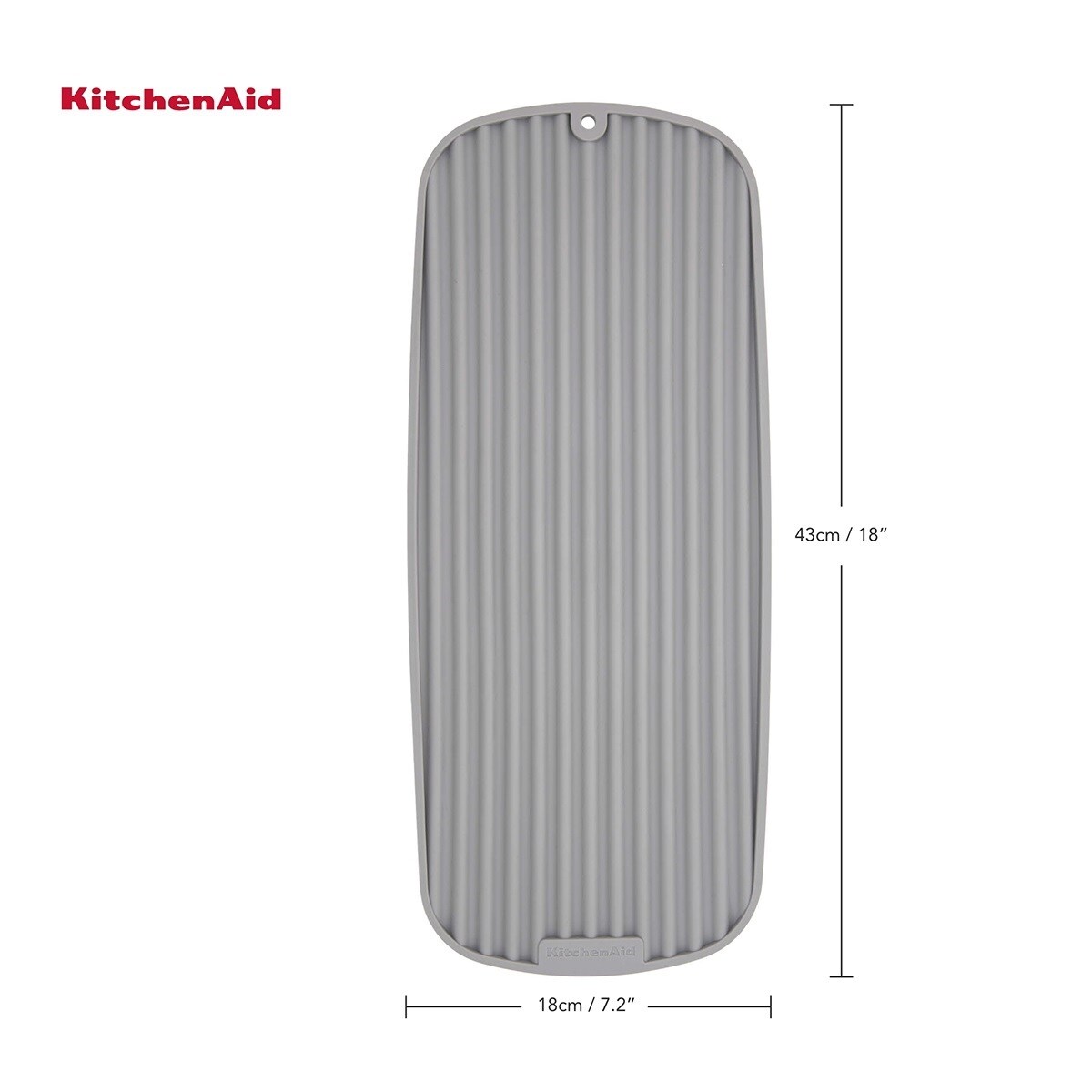 KitchenAid ociekacz / mata silikonowa 43 x 18 cm