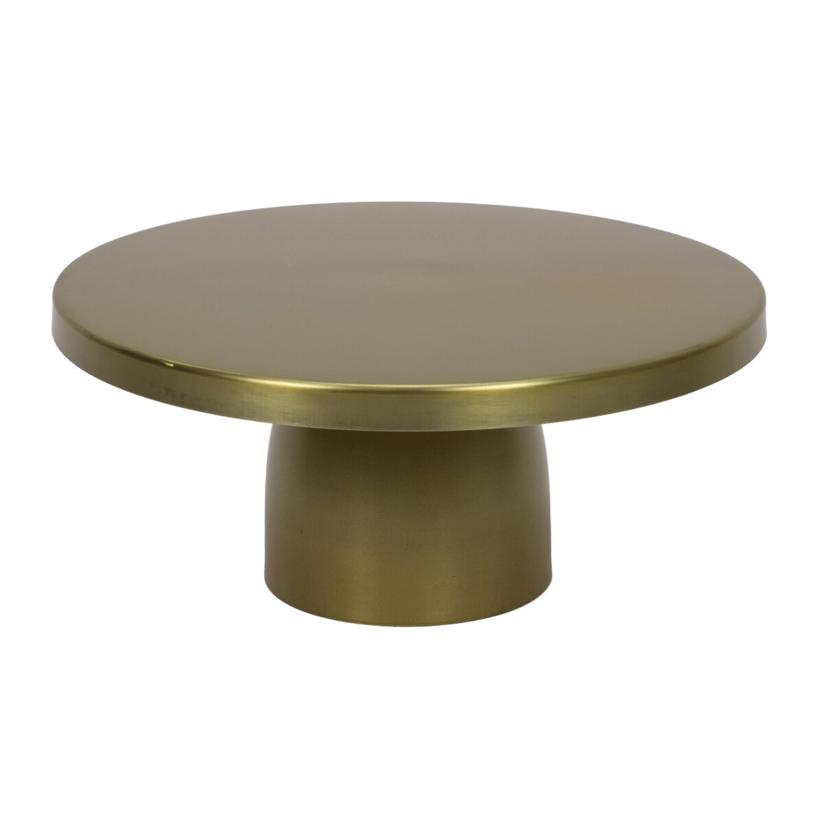 Patera na ciasto na nodze ZACE, złota, Ø 30 cm