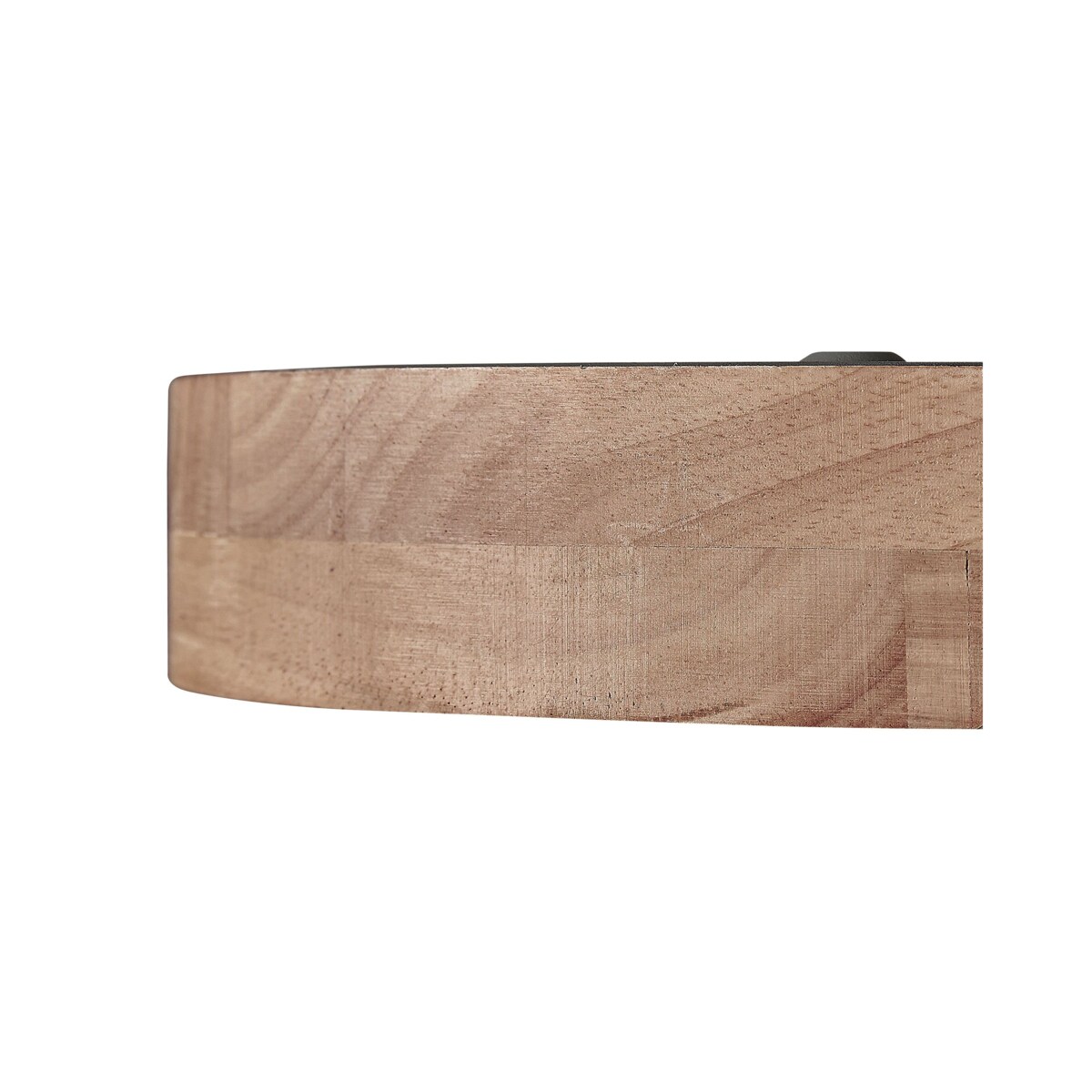 Lampa sufitowa LED metalowa szara z jasnym drewnem PATTANI