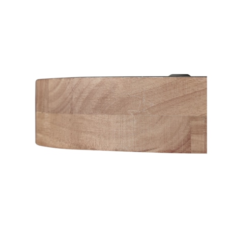 Lampa sufitowa LED metalowa szara z jasnym drewnem PATTANI