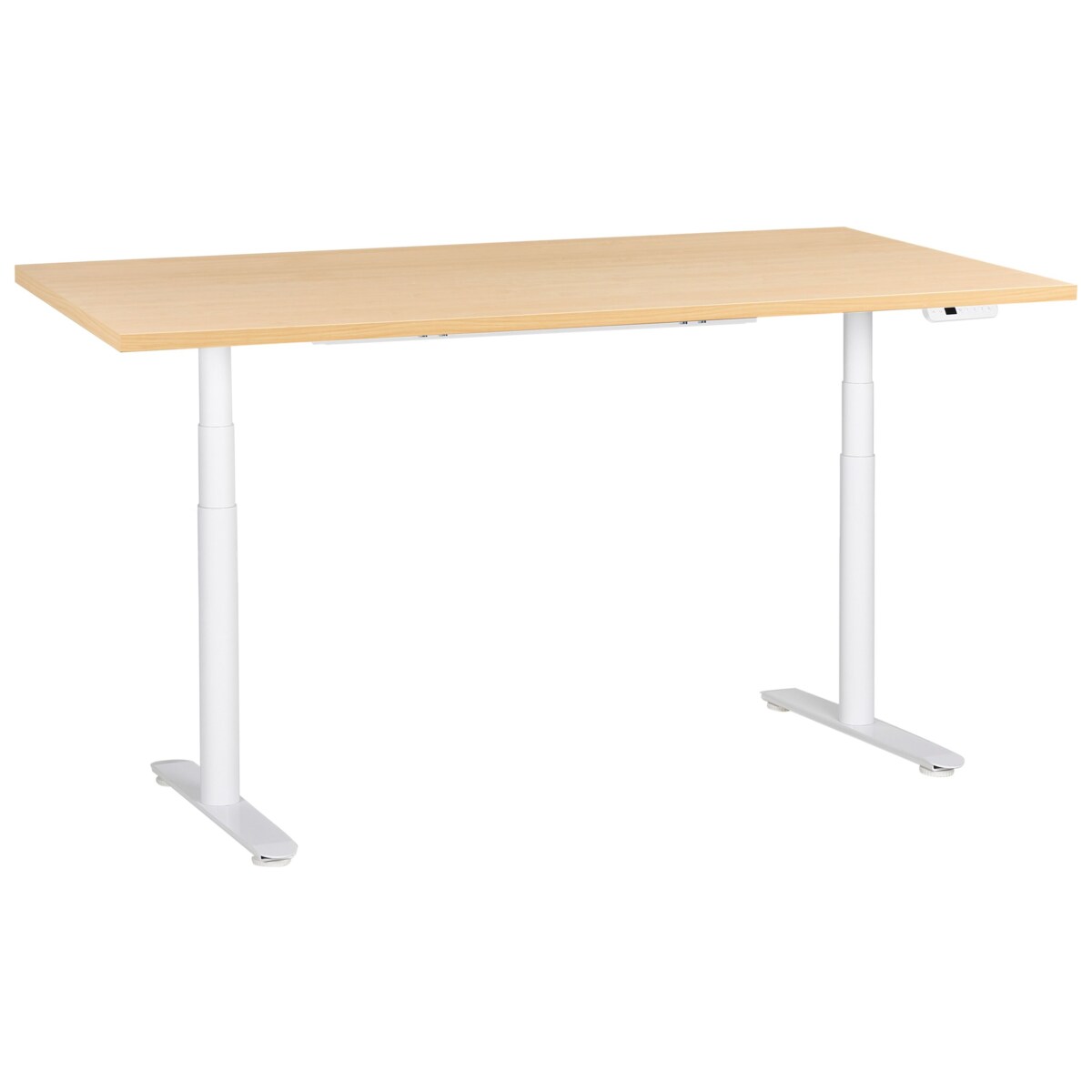 Biurko regulowane elektrycznie DESTINAS Jasny brąz/ biały 180 cm 72 cm