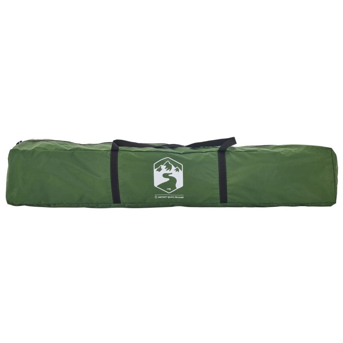 vidaXL Namiot rodzinny, kabinowy, 4-os., zielony, szybkie rozkładanie