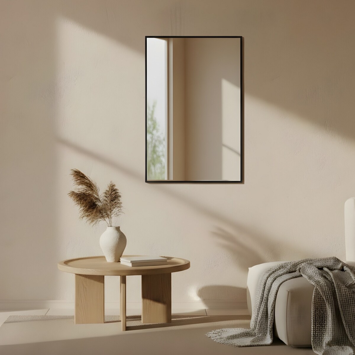 Dekoracyjne lustro wiszące VINKEL, 70 x 50 cm