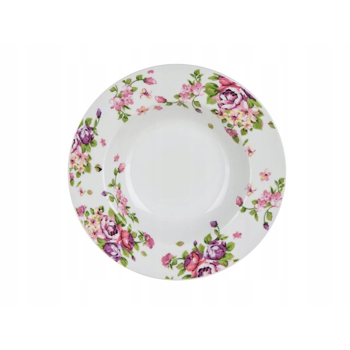 TALERZE W KWIATY 18el zestaw obiadowy na jedzenie rosół mamy prezent święta