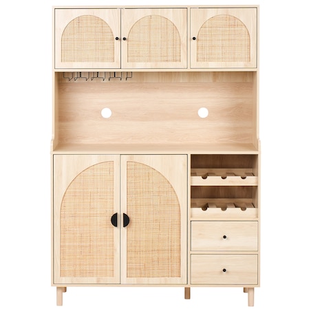 Kredens CAMPBELLTON 120 cm Jasnobrązowy