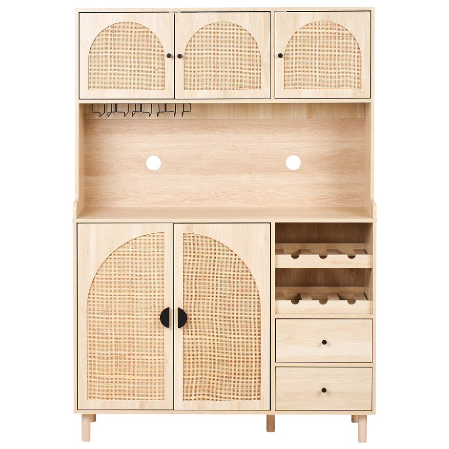 Kredens CAMPBELLTON 120 cm Jasnobrązowy