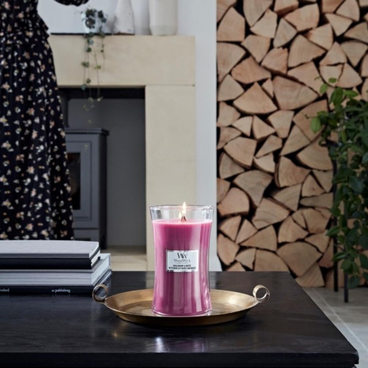 WoodWick świeca duża WILD BERRY & BEETS
