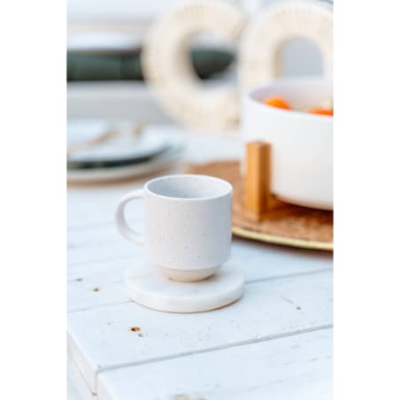 Podkładki pod kubki MARBLE, Ø 10 cm, 4 sztuki