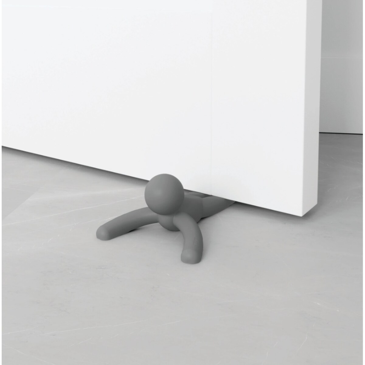 Stoper do drzwi antracytowy Buddy, 15 x 6 x 11 cm, Umbra