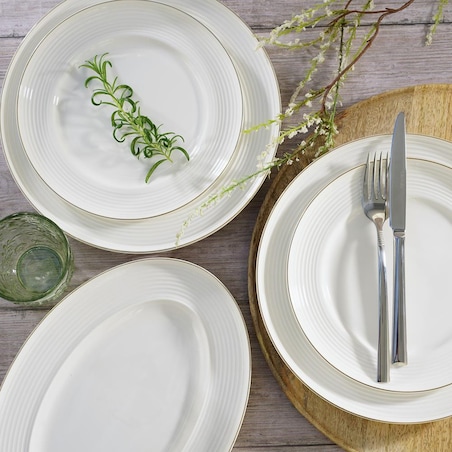 VILLA ITALIA Talerzyk deserowy śniadaniowy 21 cm porcelanowy RIANON