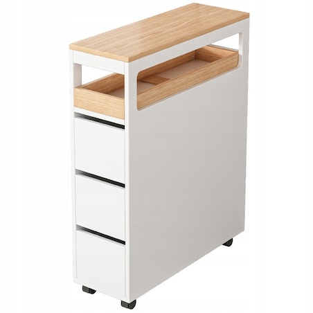 Szafka na kółkach na papier komoda łazienkowa regał szuflady kuchni salonu