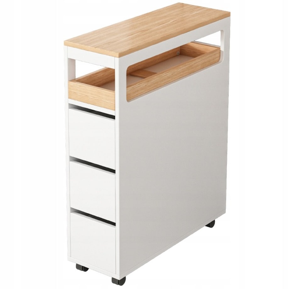 Szafka na kółkach na papier komoda łazienkowa regał szuflady kuchni salonu