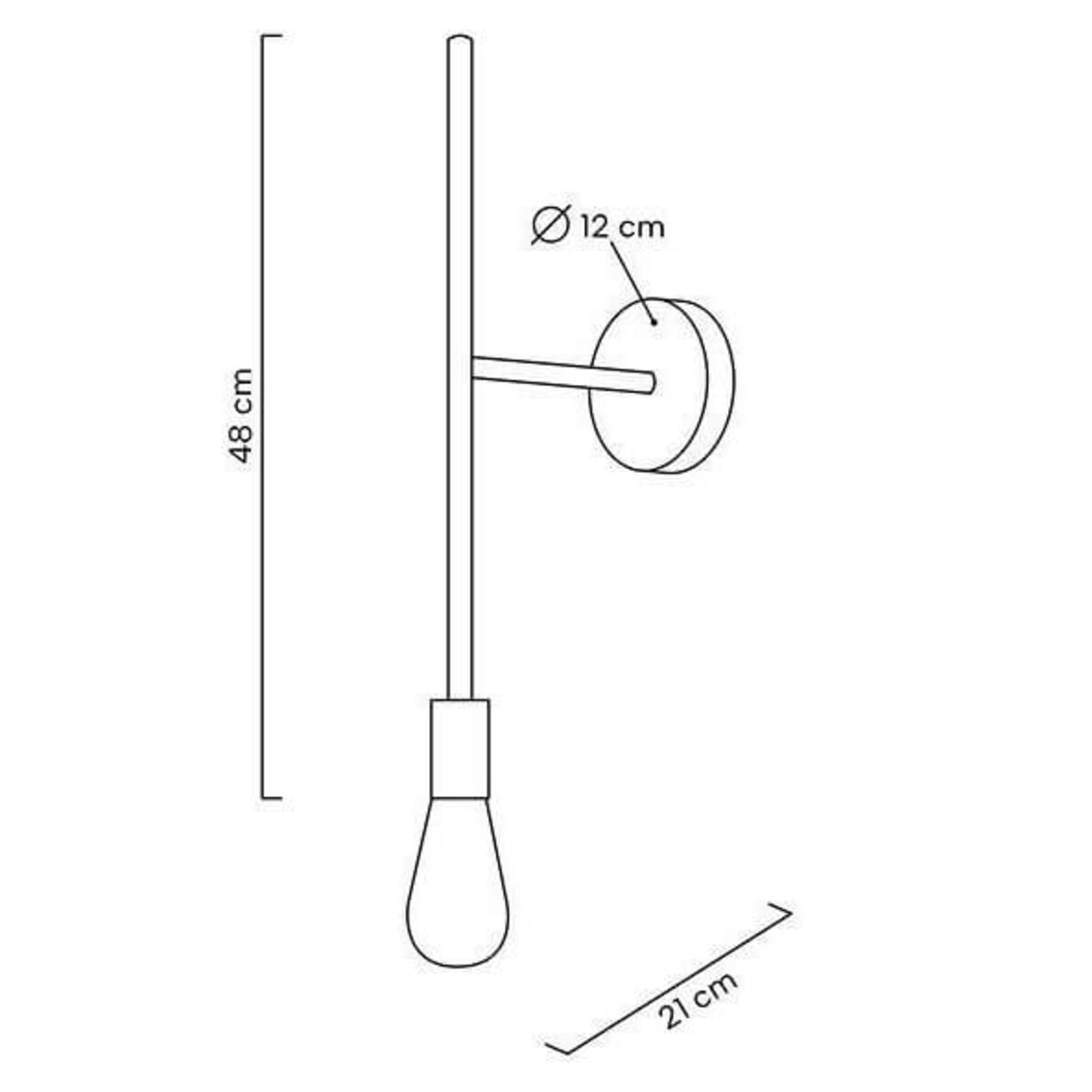 Klasyczna ścienna lampa Riva MSE010100394 Moosee metalowa złota