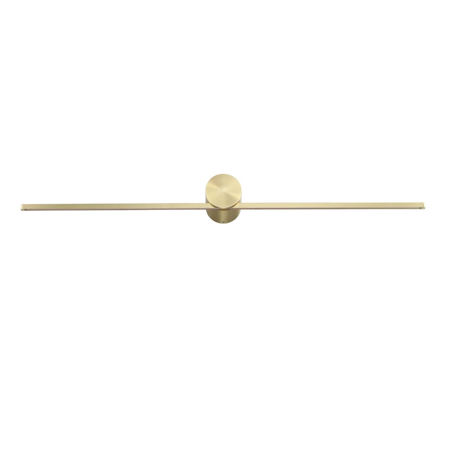 Złoty kinkiet Modern Slim L LP-777/1W L GD LED 8W podłużna łazienkowa lampa ścienna