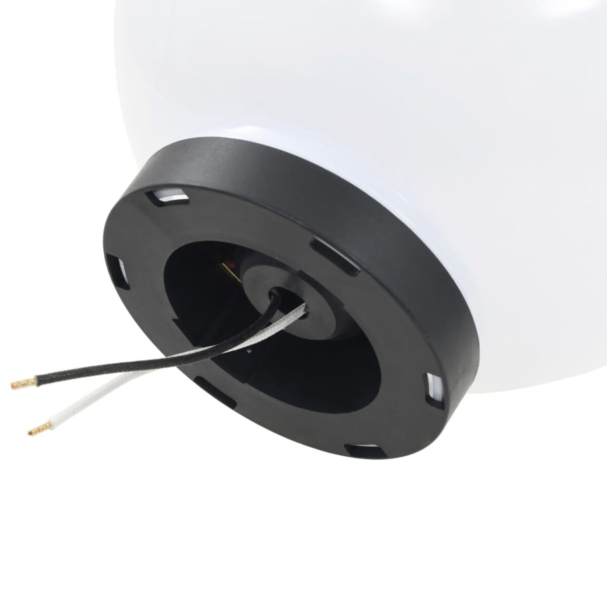 vidaXL Lampy zewnętrzne LED, 2 szt., kule 20 cm, PMMA