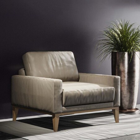 Fotel Musso brązowy