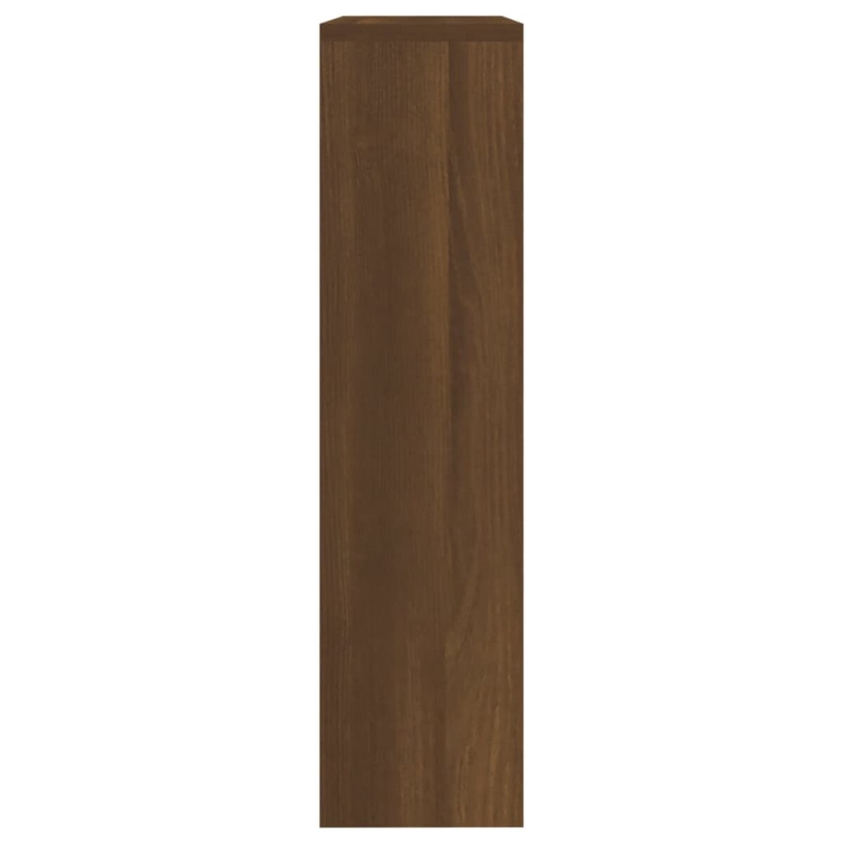 vidaXL Szafka na buty, lustro i 2 szuflady, brązowy dąb, 63x17x67 cm