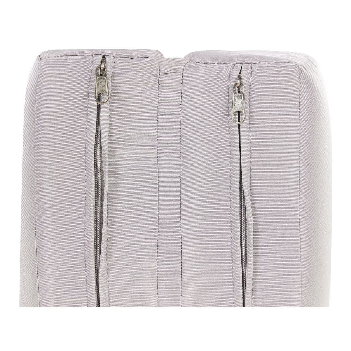 Leżak ogrodowy z poduszką OSINI Rozkładany Technorattan Szary