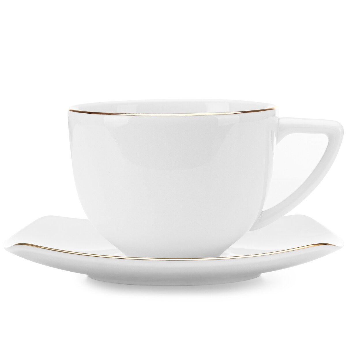 Konsimo CARLINA Filiżanka do kawy ze spodkiem 12 szt.