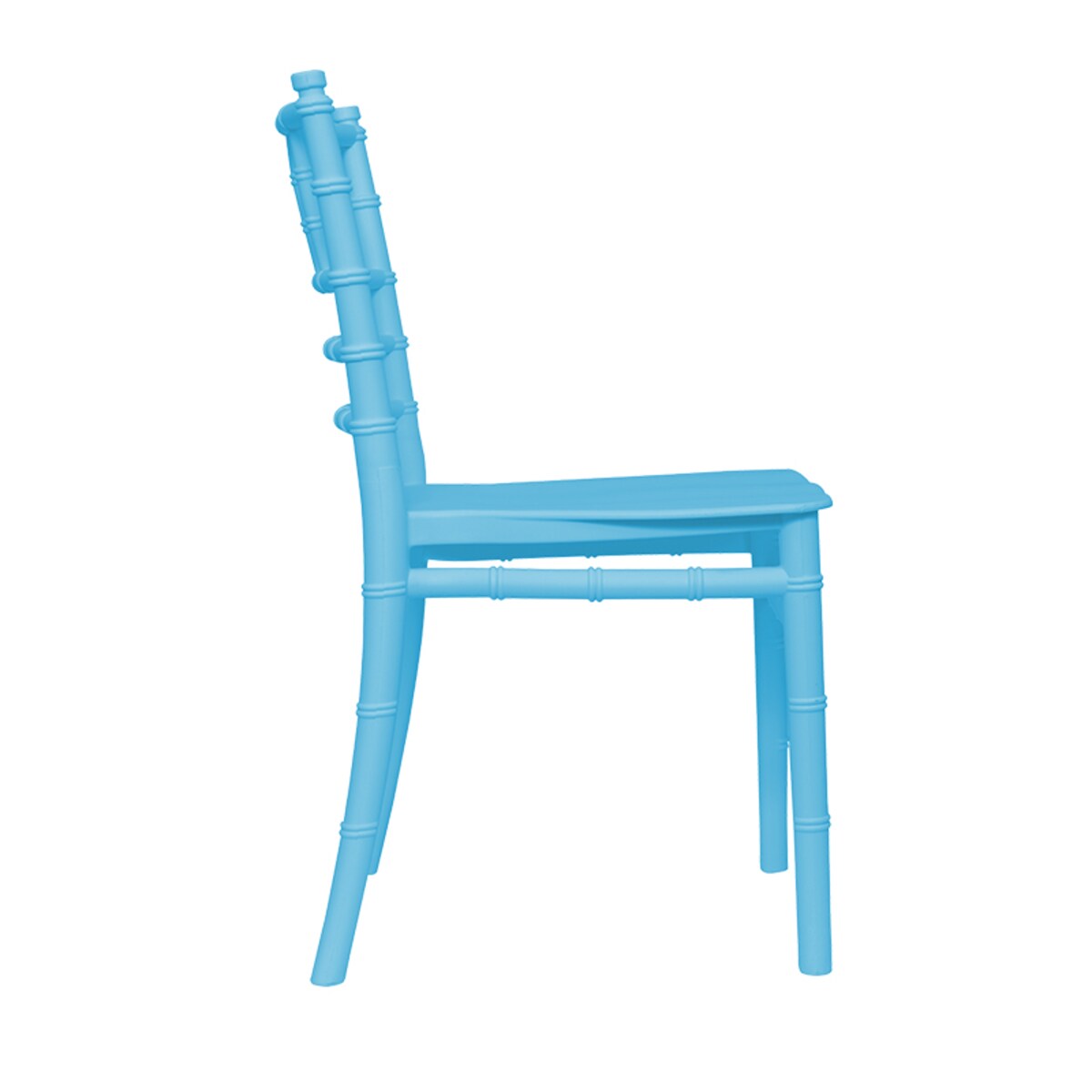 Krzesełko dla dzieci plastikowe z oparciem niebieskie dziecięce