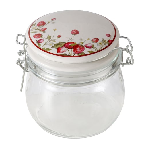 Słoik kuchenny dekoracyjny z pokrywką EMILY, 450 ml