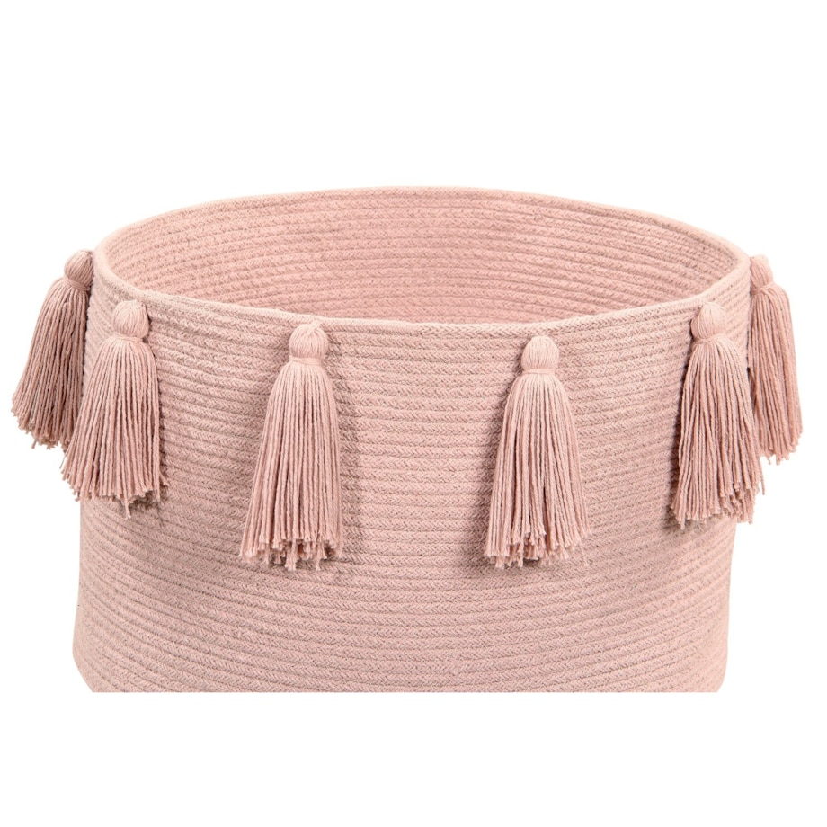 Kosz Basket Tassels Vintage Nude