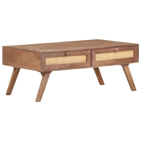 vidaXL Stolik kawowy, 100 x 60 x 40 cm, lite drewno mango