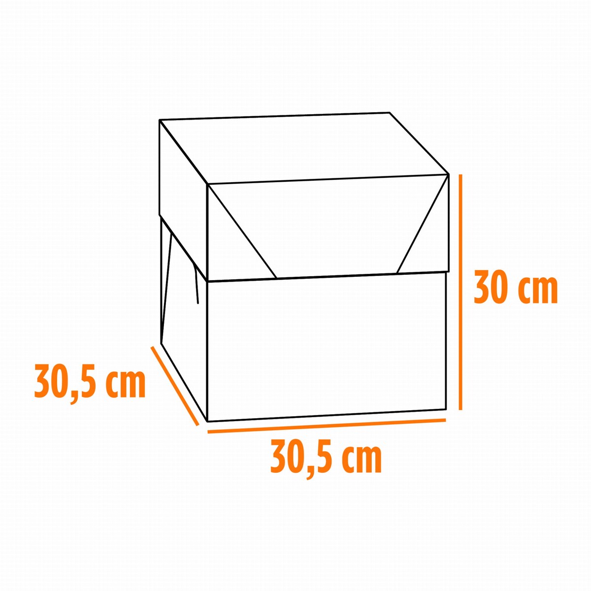 Pudełko na ciasto 30.5 x 30.5 x 30 cm / Decora