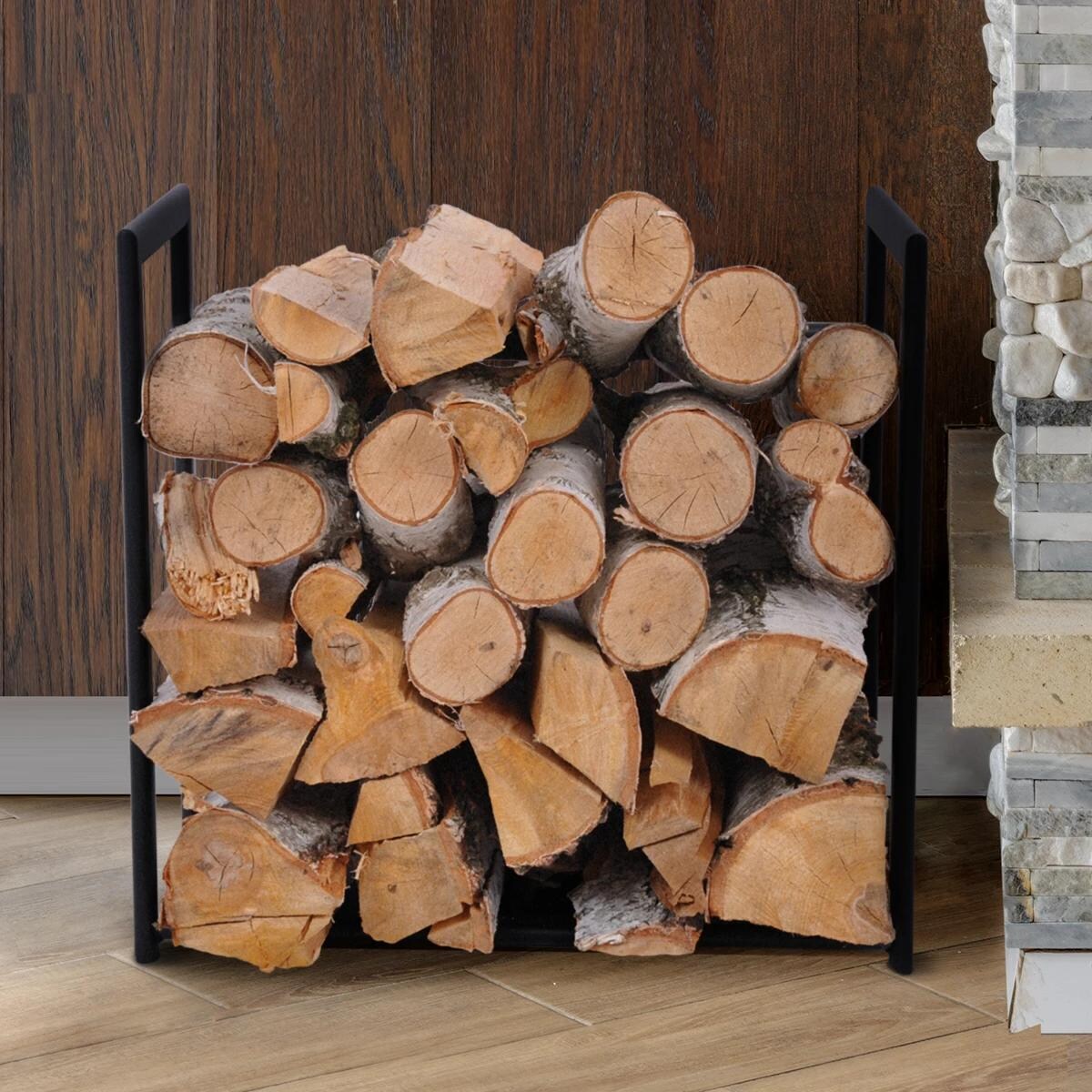 Niski stojak na drewno KS-14 WOOD S - KAJA HOME