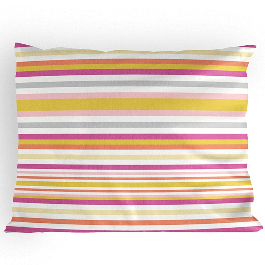 SANDER bawełniany komplet pościeli, w paski, wielokolorowy, 200x220