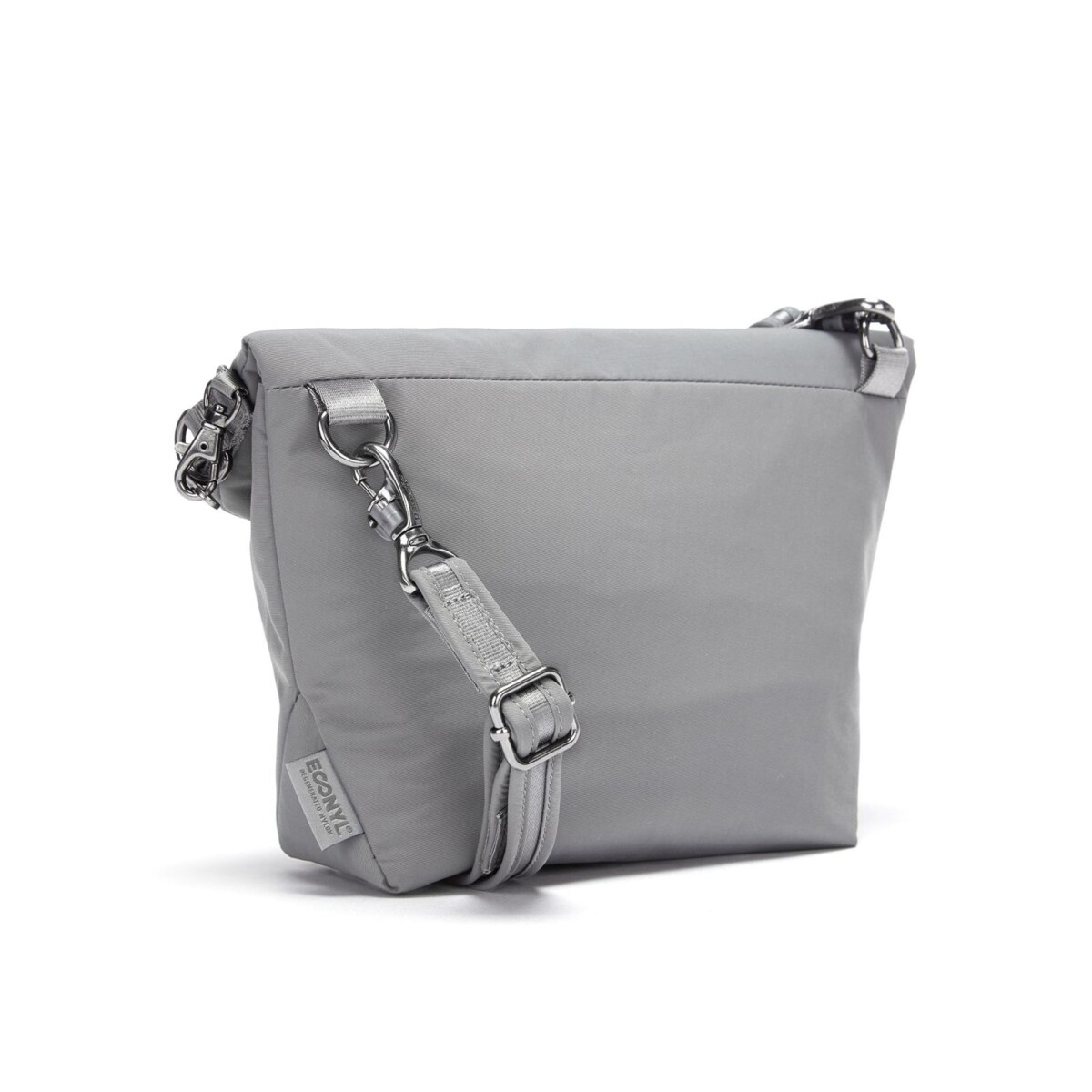 Składana torebka damska antykradzieżowa Pacsafe Citysafe CX Econyl® - jasnoszara