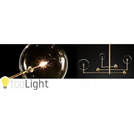 Lampa Sufitowa Wisząca Złota Szklane Kule 3 G4