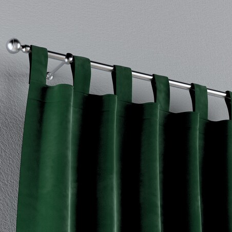 Zasłona na szelkach 1 szt. 130x245 butelkowa zieleń