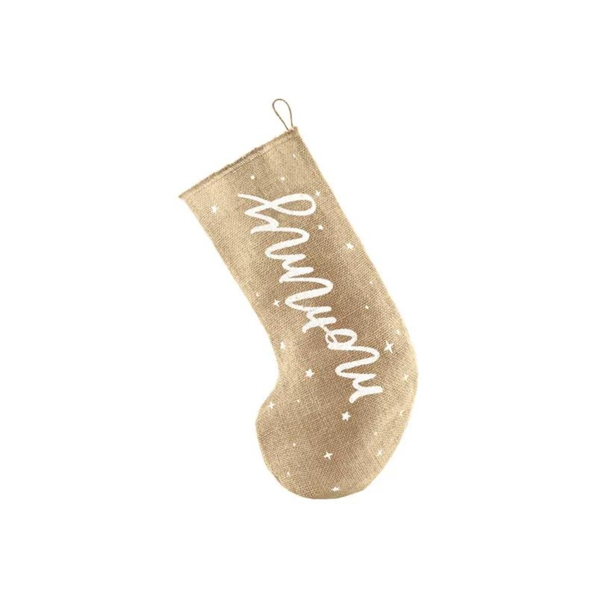 Skarpeta dekoracyjna Mommy, biały, 23x39.5cm