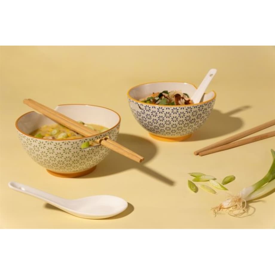 Zestaw 2 misek na ryż + pałeczki i łyżki World Foods Typhoon