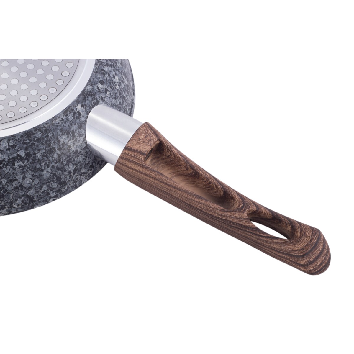 Patelnia granitowa imitacja drewna 30cm indukcja KAMILLE
