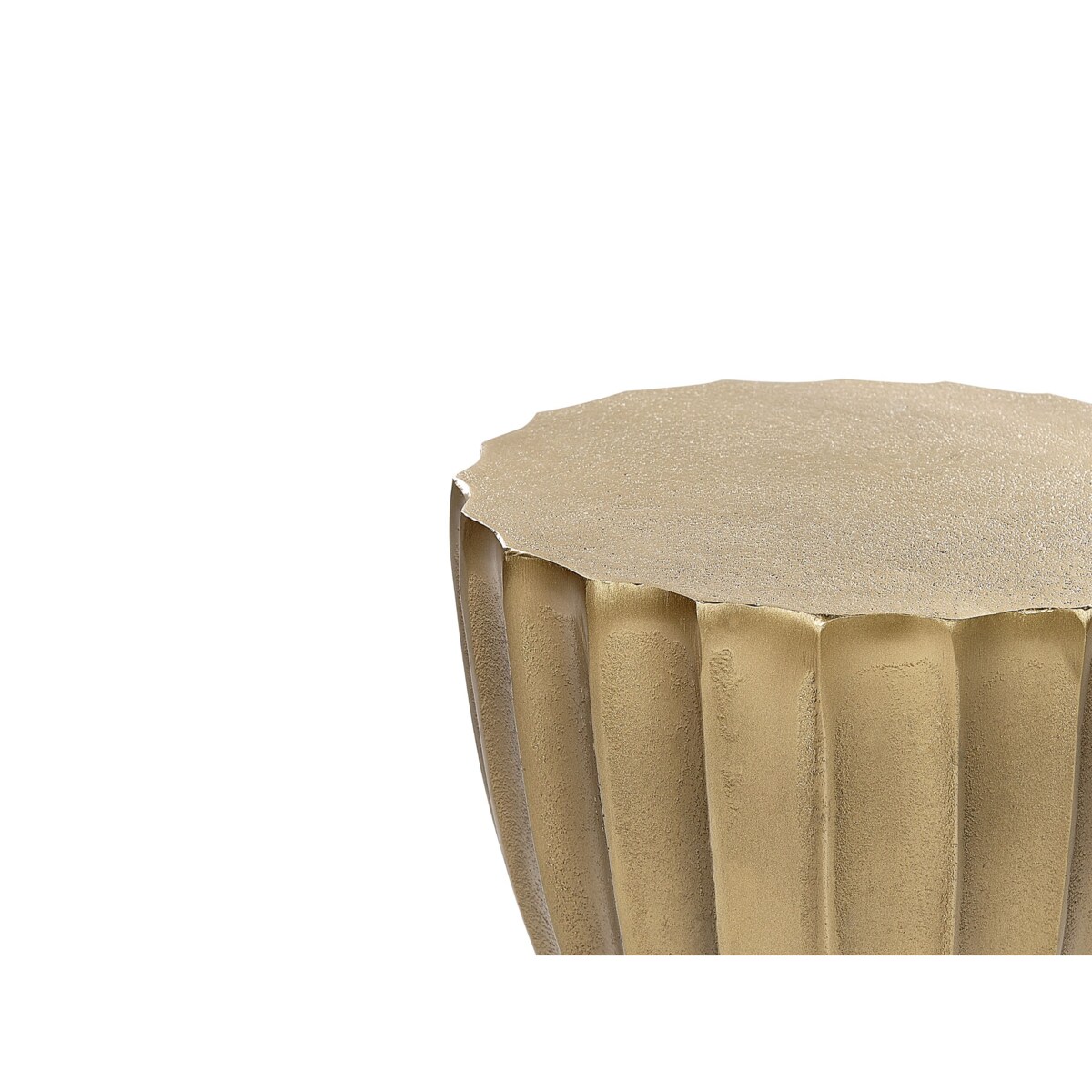 Stolik pomocniczy metalowy złoty OUYEN