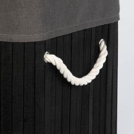 Kosz na pranie 60x42x32 cm 80 litrów LAVAGG czarny