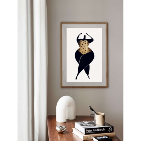 Poster Story, Plakat, Obraz - Kobieta w Złotym Kostiumie, wymiary 50 x 70 cm