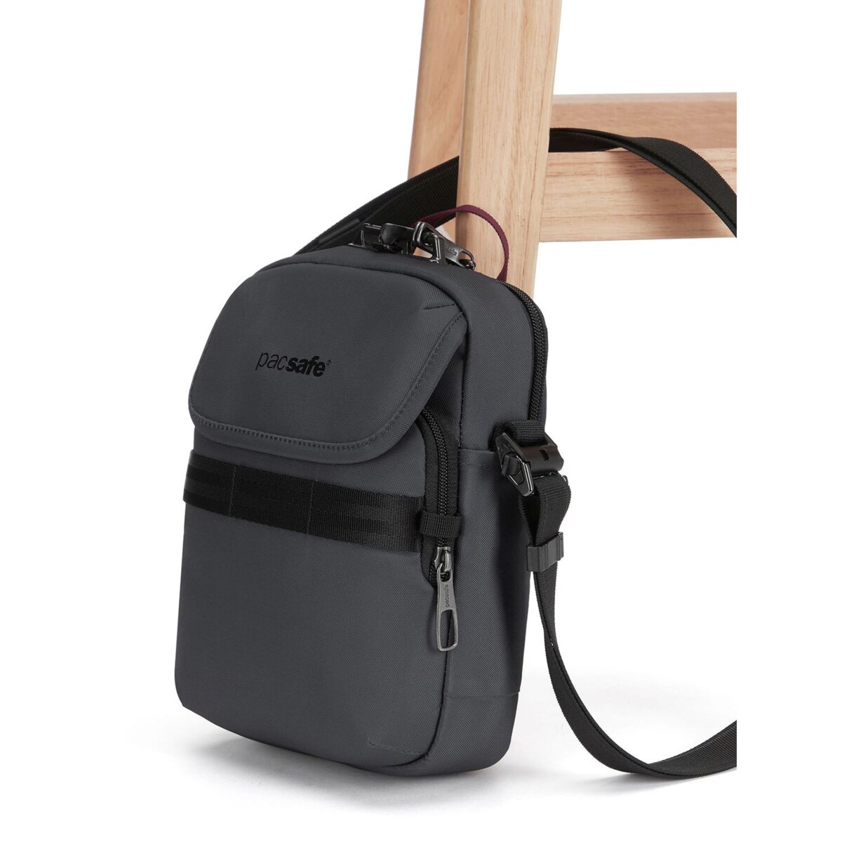 Torba męska na ramię antykradzieżowa / listonoszka Pacsafe Metrosafe X - ciemnoszara