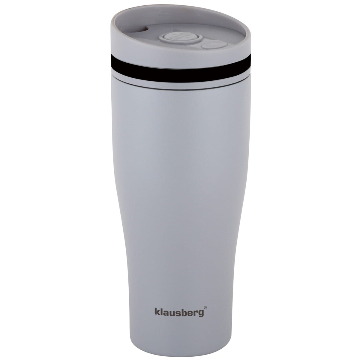 Kubek termiczny 380ml KLAUSBERG szary