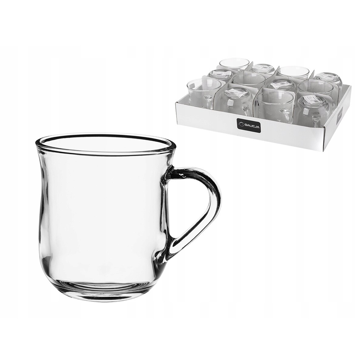 SZKLANKI KUBEK FILIŻANKA 6x 320 ml na kawę herbatę