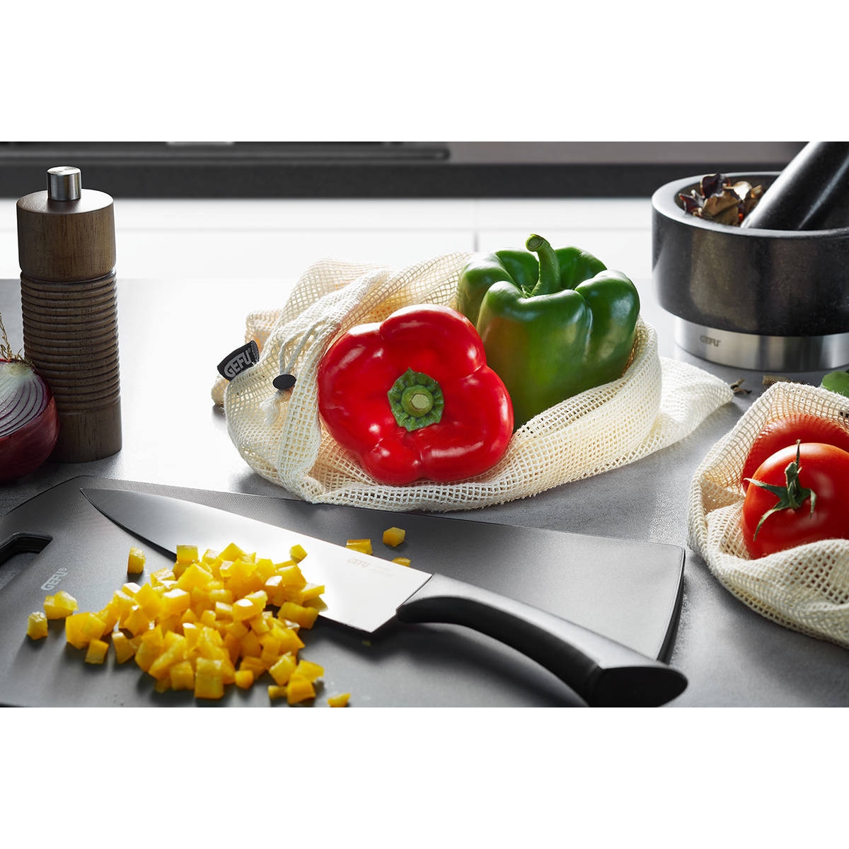 Siatka na warzywa i owoce AWARE, 3 szt.