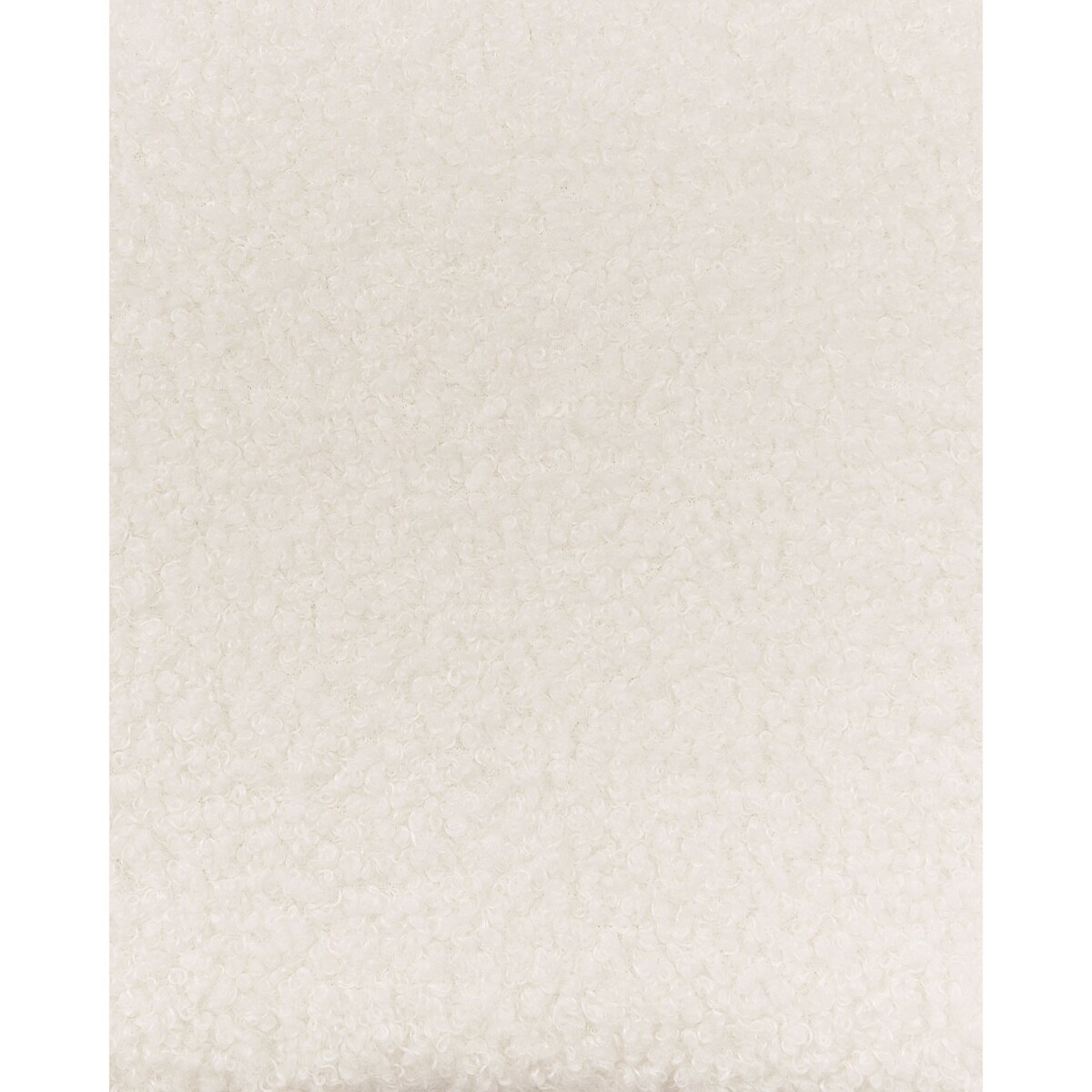 Zestaw 2 krzeseł barowych SANILAC Boucle Kremowy