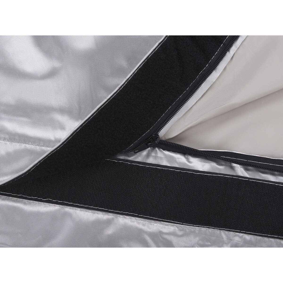 Pufa worek 180 x 230 cm srebrny