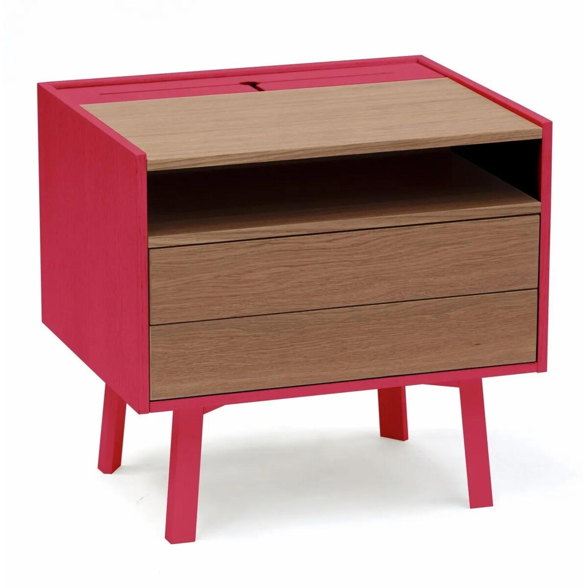 Szafka nocna HEKTOR-czerwony