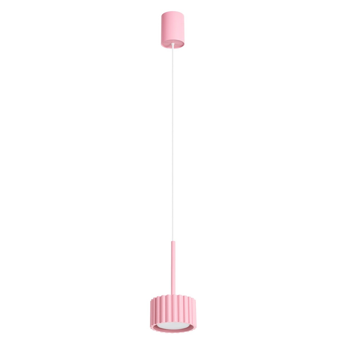 Lampa wisząca AURA 1 różowa Gx53