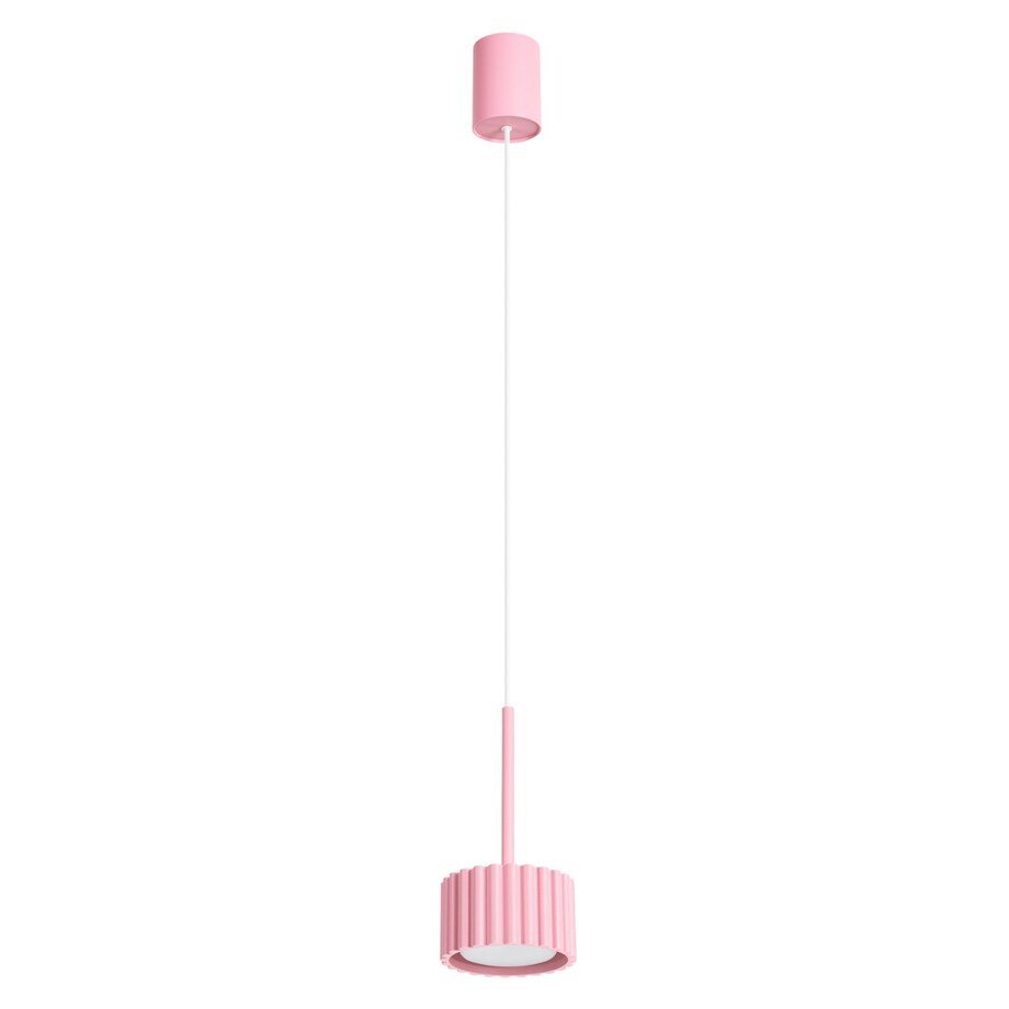 Lampa wisząca AURA 1 różowa Gx53