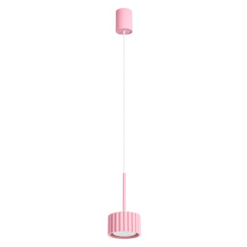 Lampa wisząca AURA 1 różowa Gx53