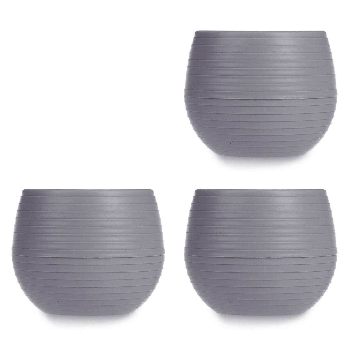 Doniczki samonawadniające, plastikowe, 3 sztuki, Ø 6 cm